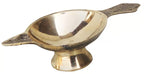 Brass Table Decor Oil Lamp Deepak No. 2 - 4*2.2*1.2 inch