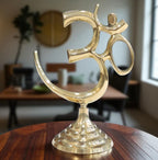Brass Home Decor Standing Om - 5.5*2.7*7.5 Inch (F785 E)