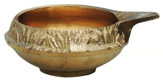 Brass Table Decor Oil Lamp Kuber Deepak - 2.3*1.8*0.9 inch