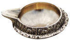 Brass Table Decor Oil Lamp Kuber Deepak - 2.5*2*0.9 inch (Z140 B)