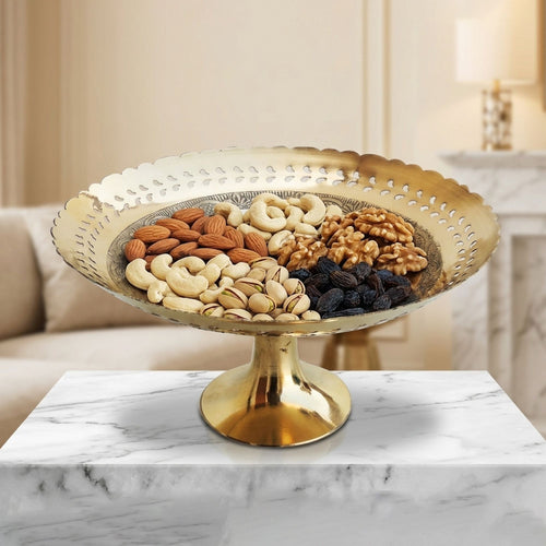 Brass Bowl  - 9*9*4.5 Inch (Z508 J)